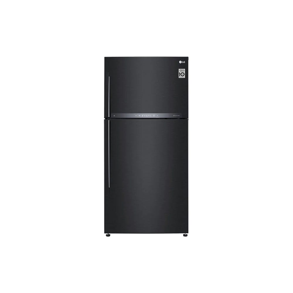 LG Nett 506L Top Freezer with DoorCooling+ & Fresh 0 Zone, Black Metal LG-GRH802HQHM