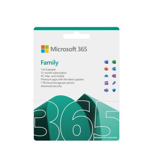 Microsoft 365 Family (Digital Download Delivery)
