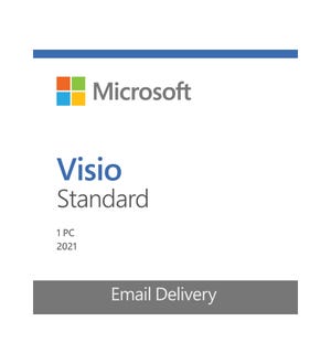 Microsoft Visio Standard 2021 (Digital Download Delivery)