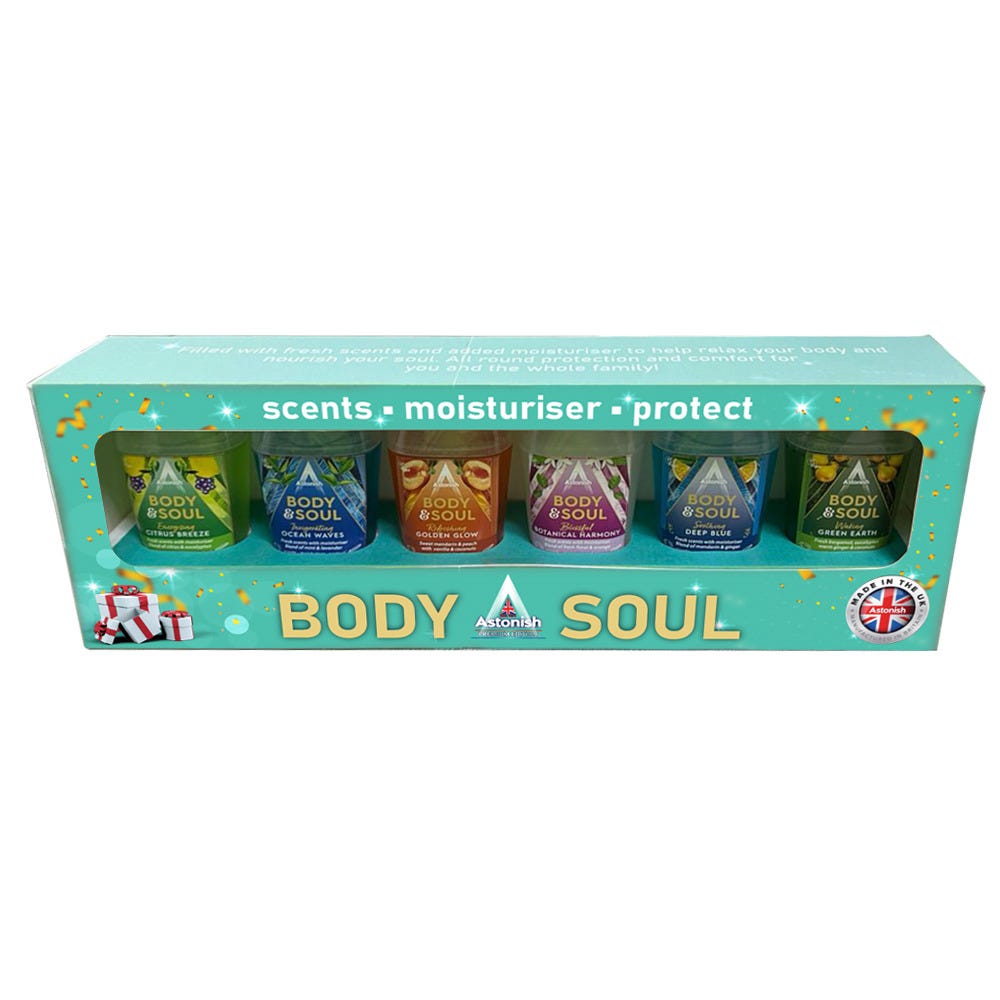 6 In 1 Astonish Body & Soul Mini Shower Gel Gift Pack AST-PRO8340