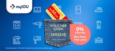 RM50 OFF Voucher with myIOU