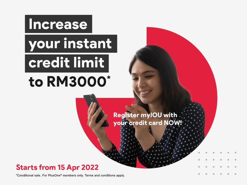 Get Instant Credit RM3000