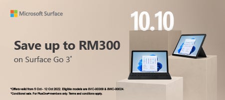 Microsoft Surface Go 3 Promotion