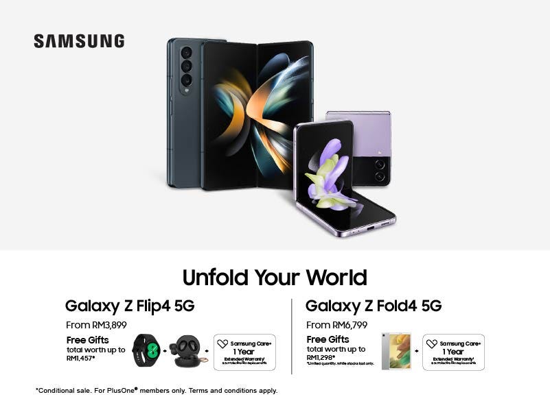 Samsung Flip Fold promo