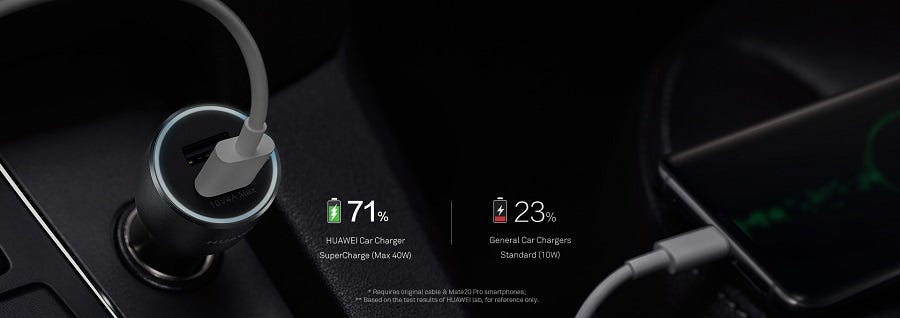 Huawei SuperCharge Car Charger 2 HUA-CP37-40WCHARGE